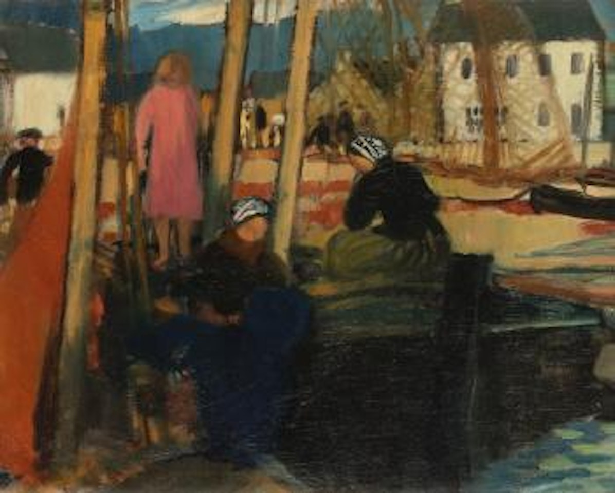 Port de l’Île Tudy, soleil by Maurice Denis