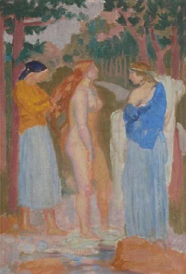 Baigneuse au bord du ruisseau by Maurice Denis