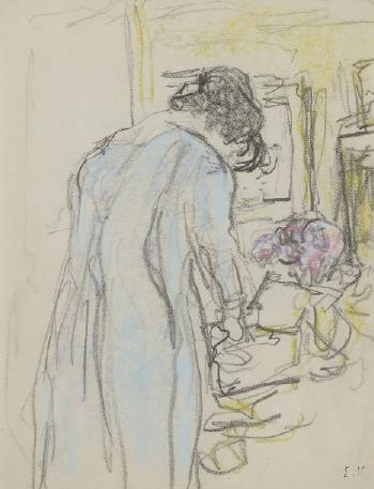 Lucie Hessel dans son salon rue de Rivoli by Édouard Vuillard