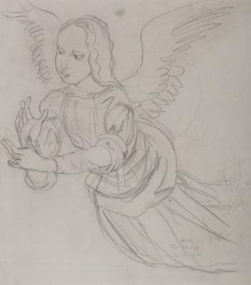 L'Ange by Leonard Tsuguharu Foujita