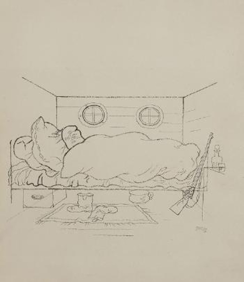 Le Sommeil de Tartarin by George Grosz