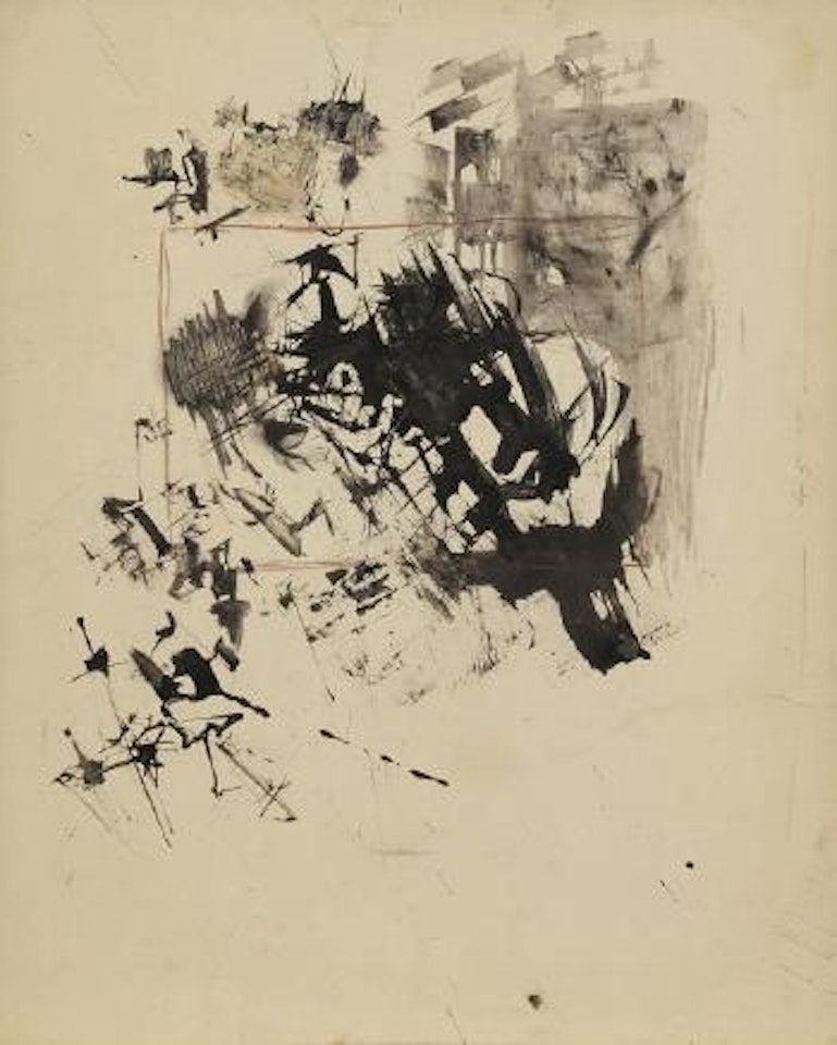 Dessin tachiste by Salvador Dali