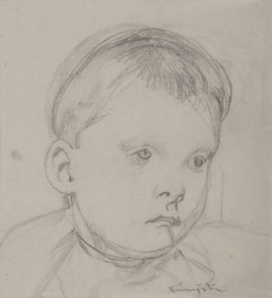 Visage de petit garçon by Leonard Tsuguharu Foujita