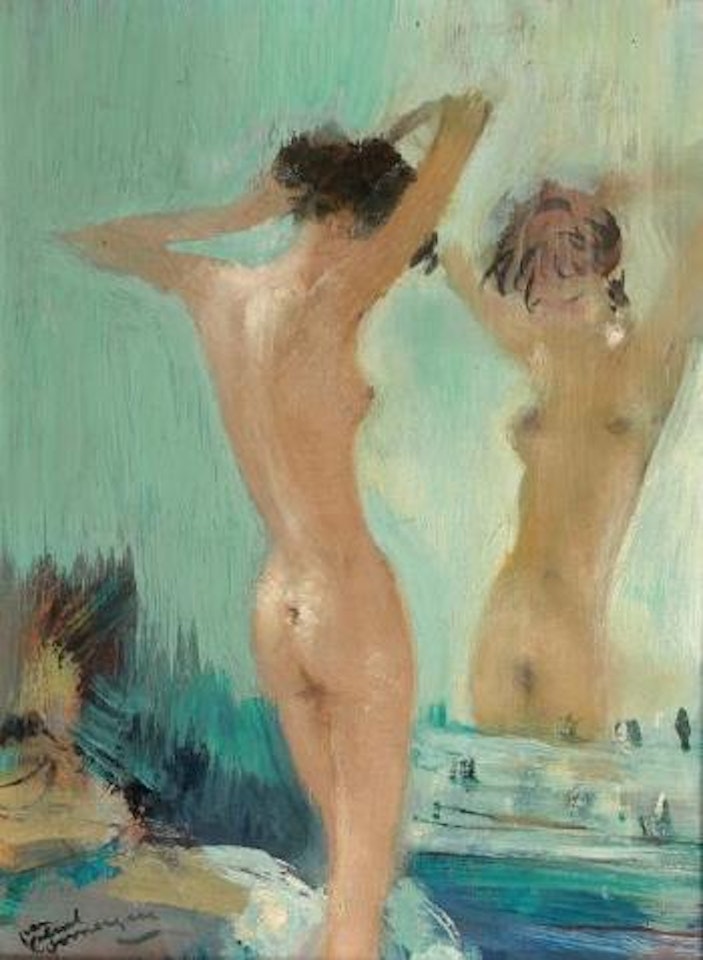 Jeune femme à la toilette by Jean Gabriel Domergue