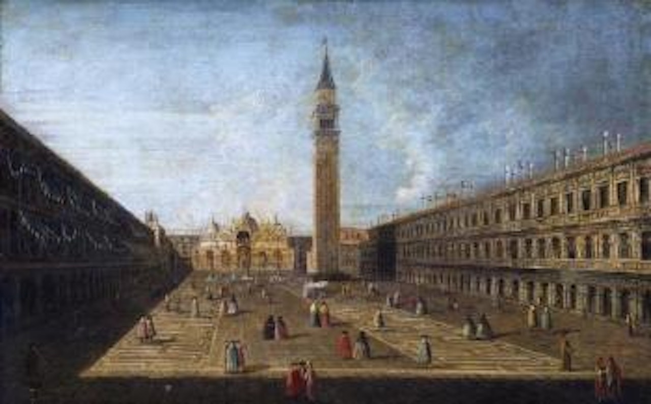 La place saint Marc by Follower of Canaletto
