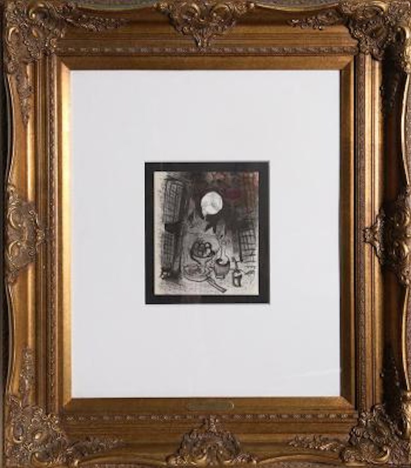 Nature morte brune by Marc Chagall