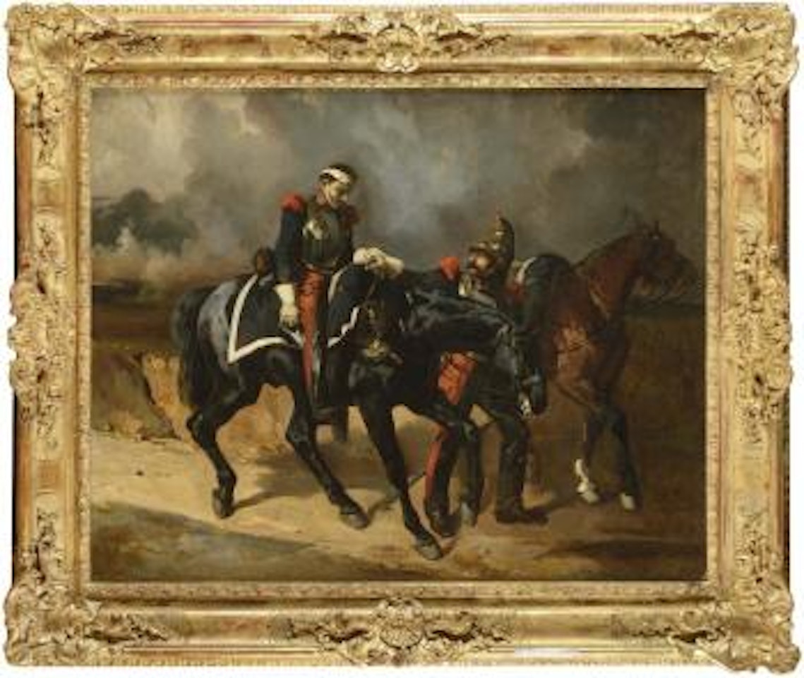 Le Cuirassier blessé by Alfred de Dreux