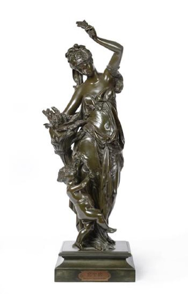 Ete, Figure of a Maiden Allegorical of Spring by Albert-Ernest Carrier-Belleuse