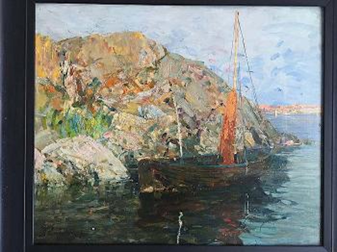 Landscape by Georgij Aleksandrovic Lapschin