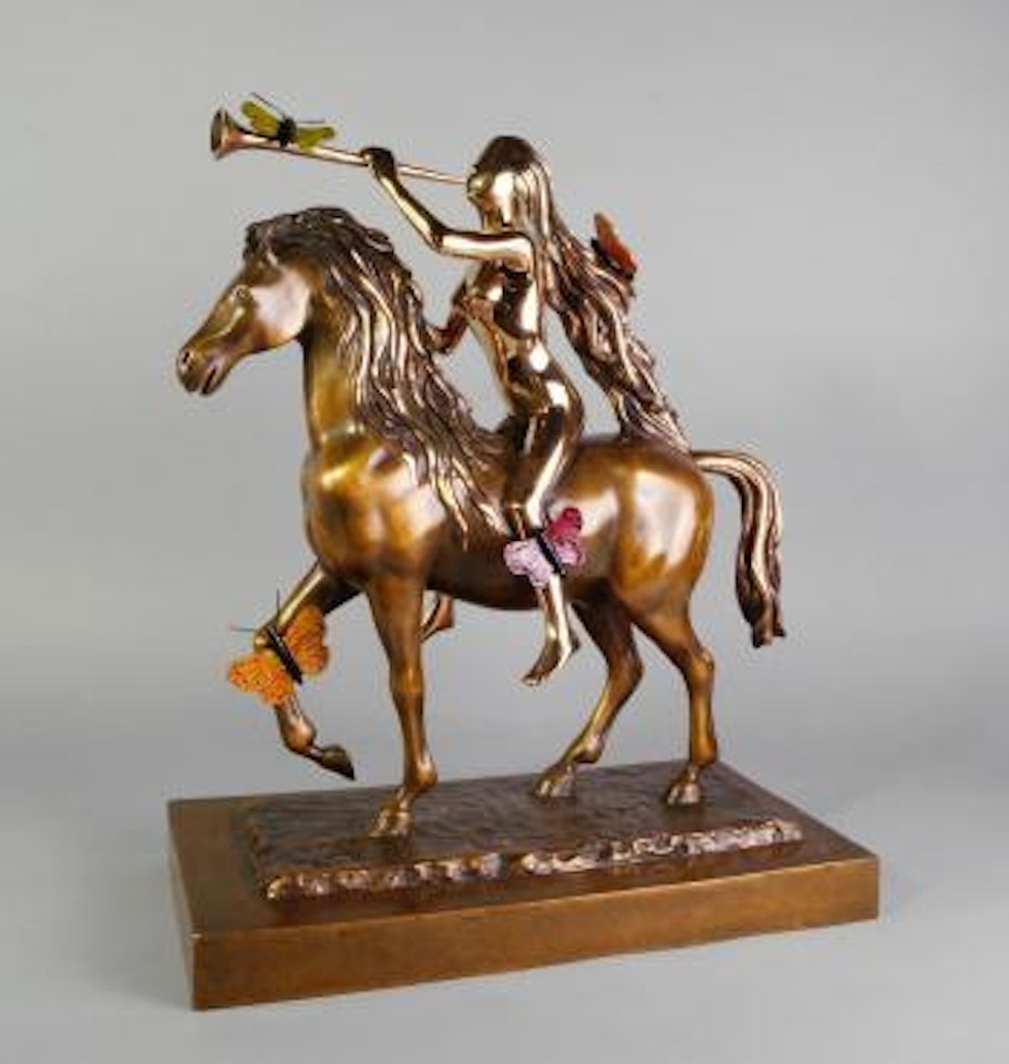 Lady Godiva with Butterflies by Salvador Dali