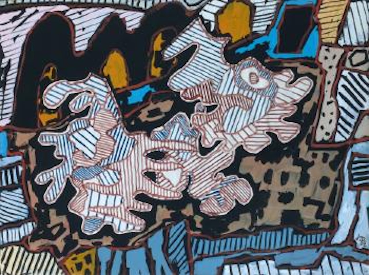 Jeune chien bouclé (EG.5) by Jean Dubuffet
