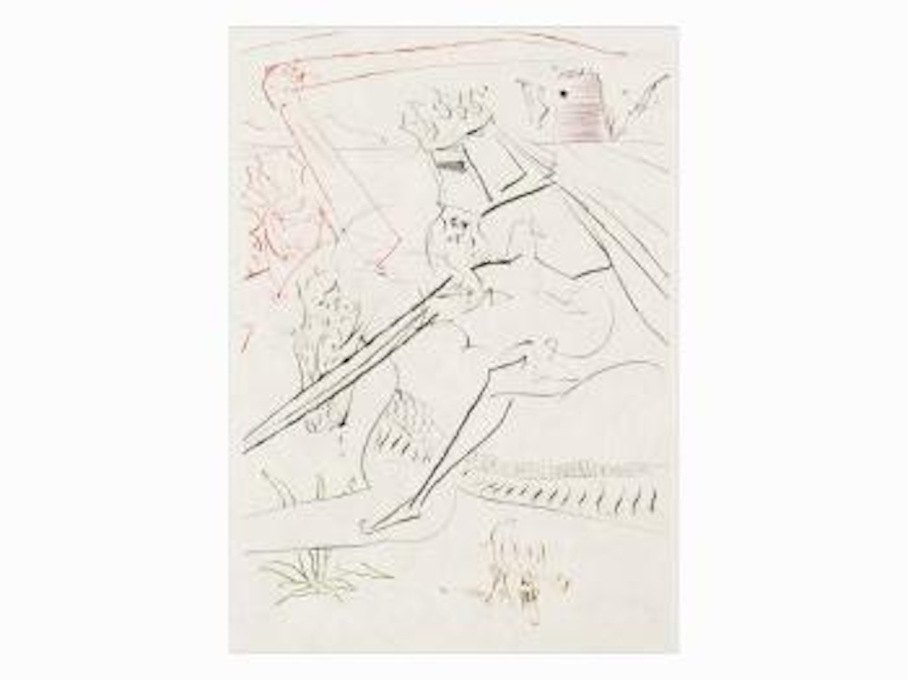 Le Chevalier Noir, Quête du Graal by Salvador Dali