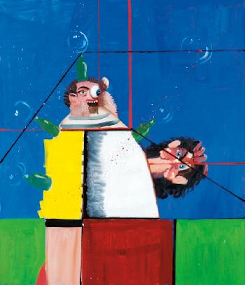 Abstract Portrait Composition by George Condo