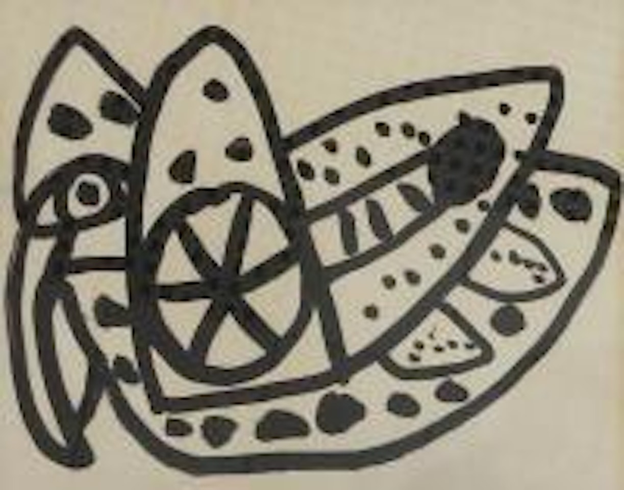 Composition anthropomorphe by Alan Davie