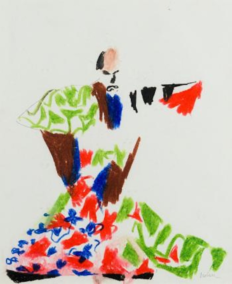 NOH, Kyoto by Sidney Nolan