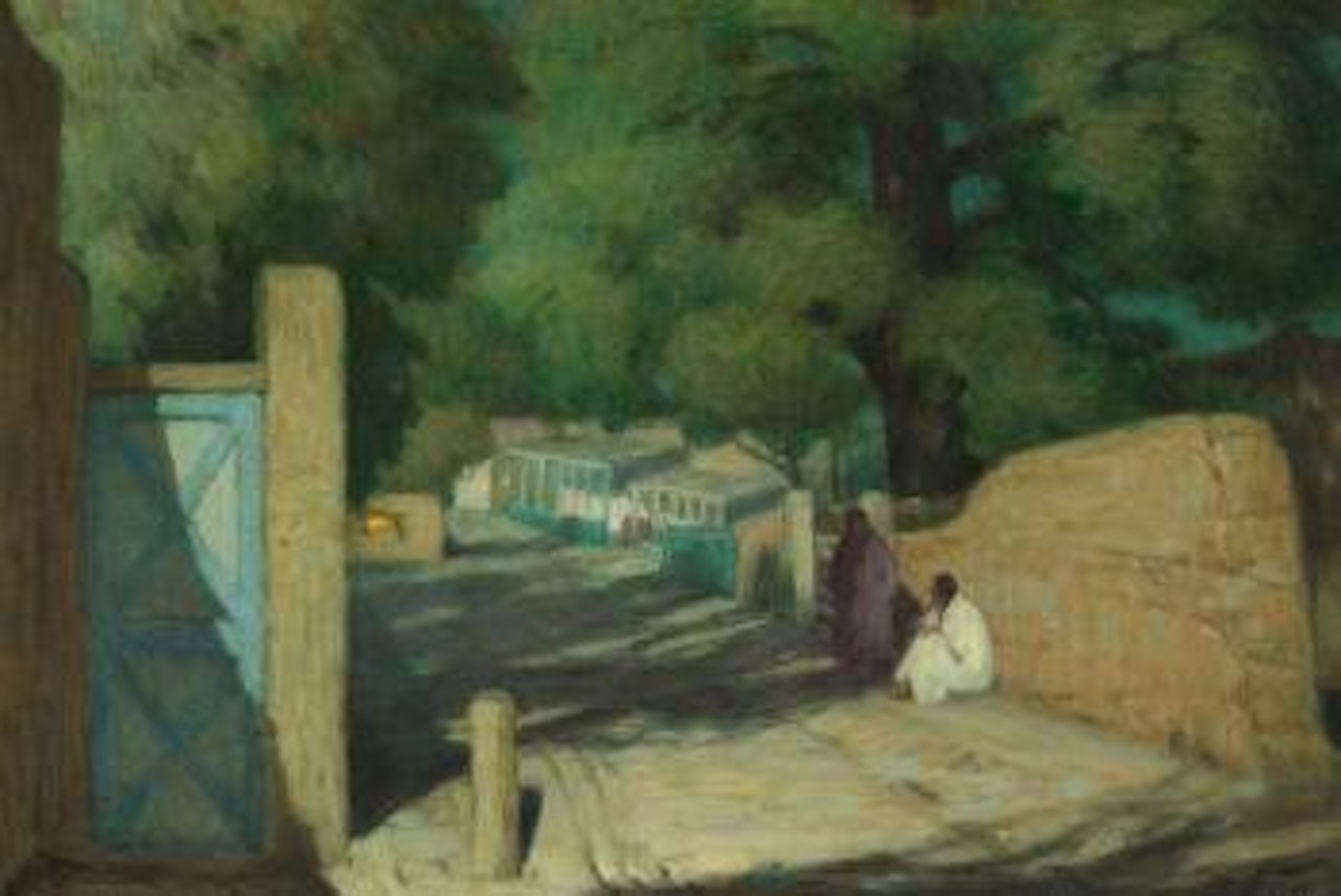 Taos Moonlight by Joseph Henry Sharp