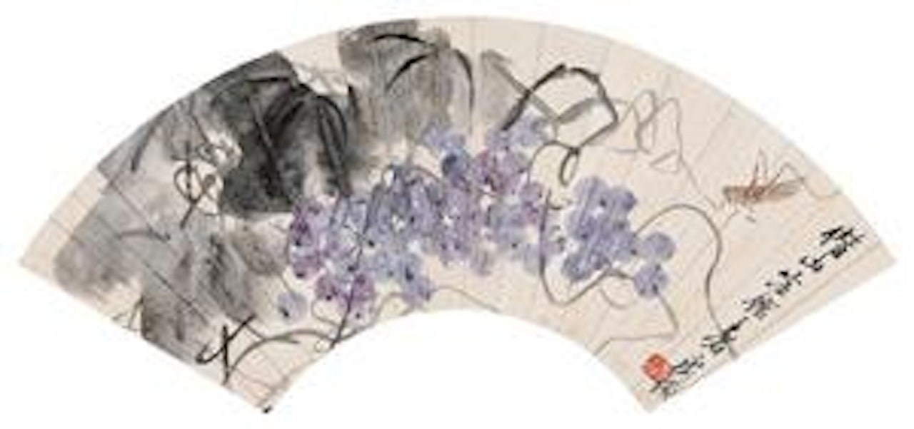 Grapes and Insects by Qi Baishi