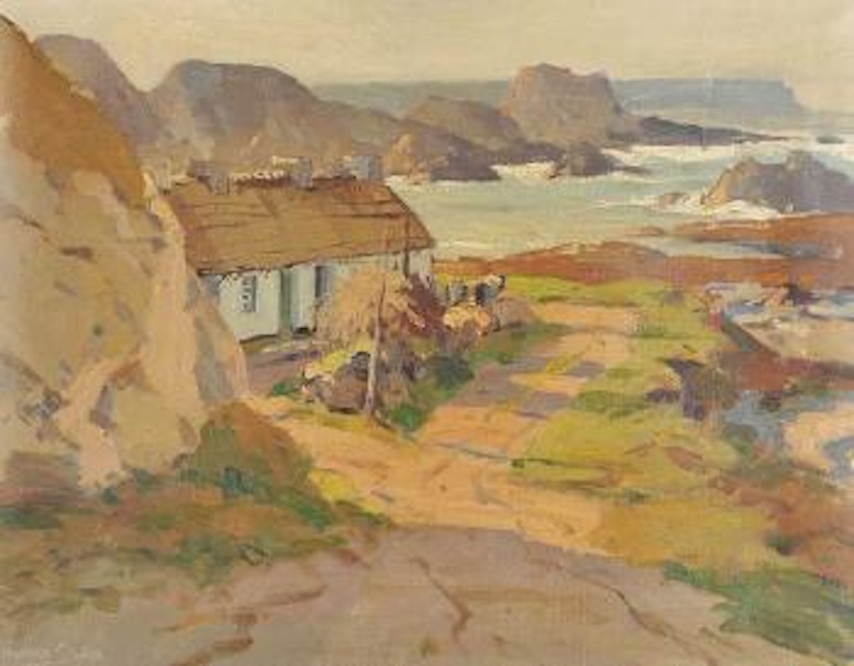 Cottage on the Antrim coast by Maurice Canning Wilks