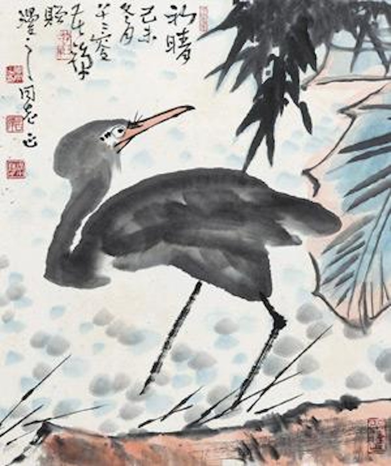 Egret by Li Kuchan