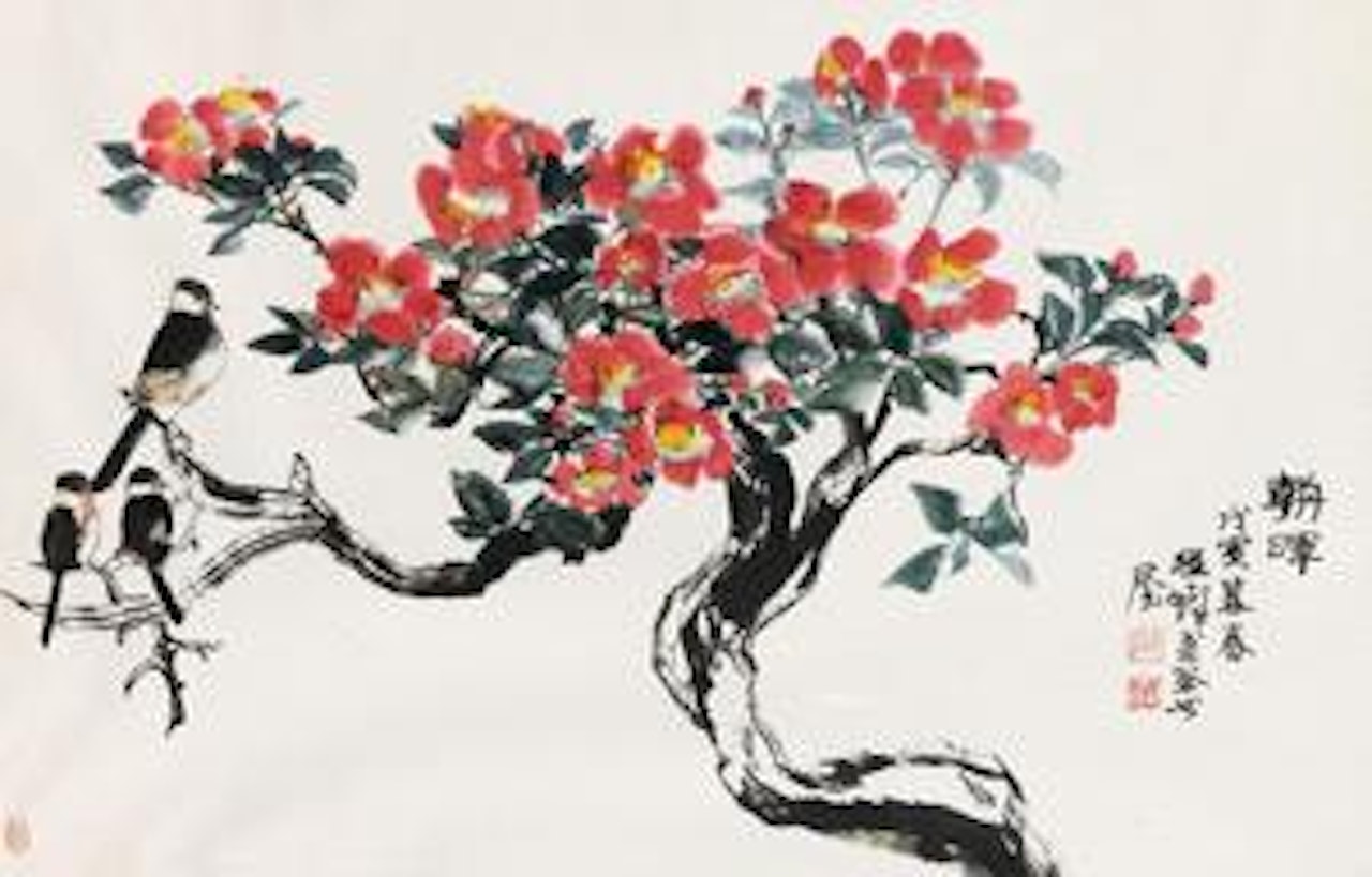 Flowers and Birds by Cheng Shifa