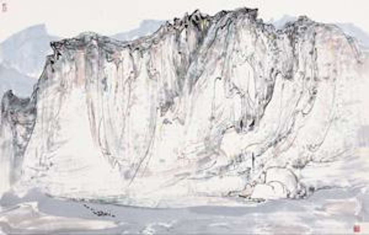 Crossing the River by Wu Guanzhong