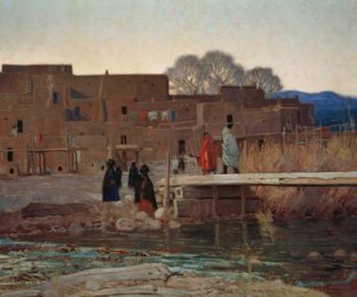 Pueblo Village by Ernest Martin Hennings