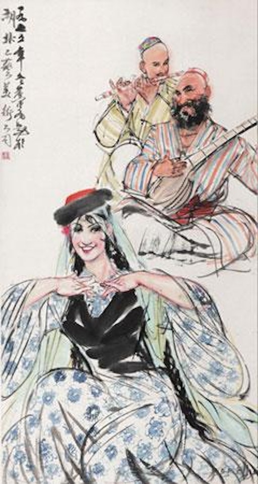 Song and Dance of Xinjiang by Huang Zhou