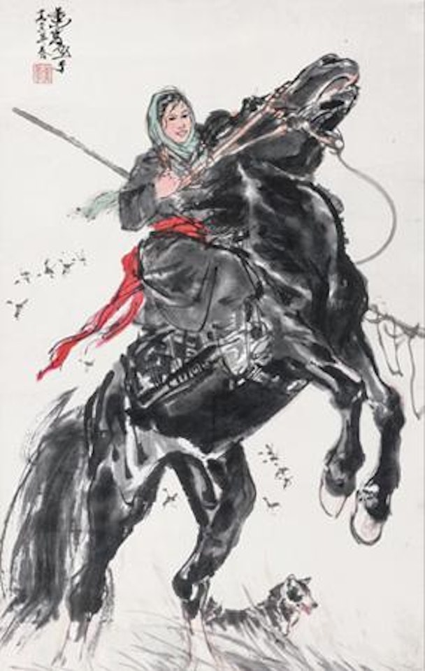 Horse by Huang Zhou