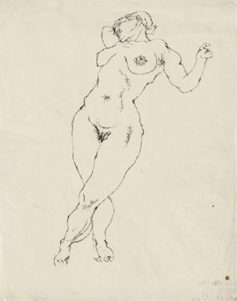 Stehender weiblicher Akt by George Grosz