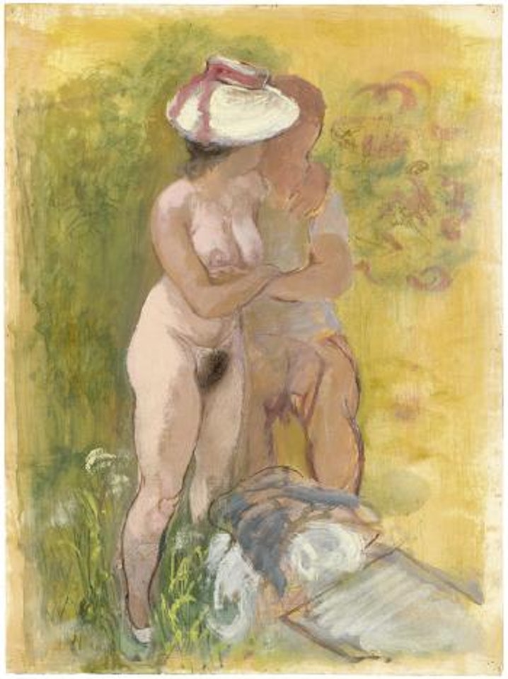 Lovers at the Beach, Cape Cod by George Grosz