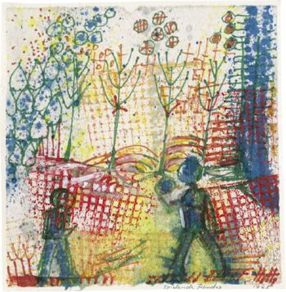 Spielende Kinder by Hannah Höch