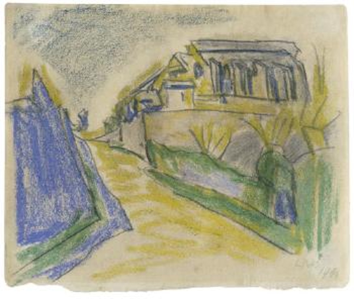 Dorfansicht by Max Pechstein