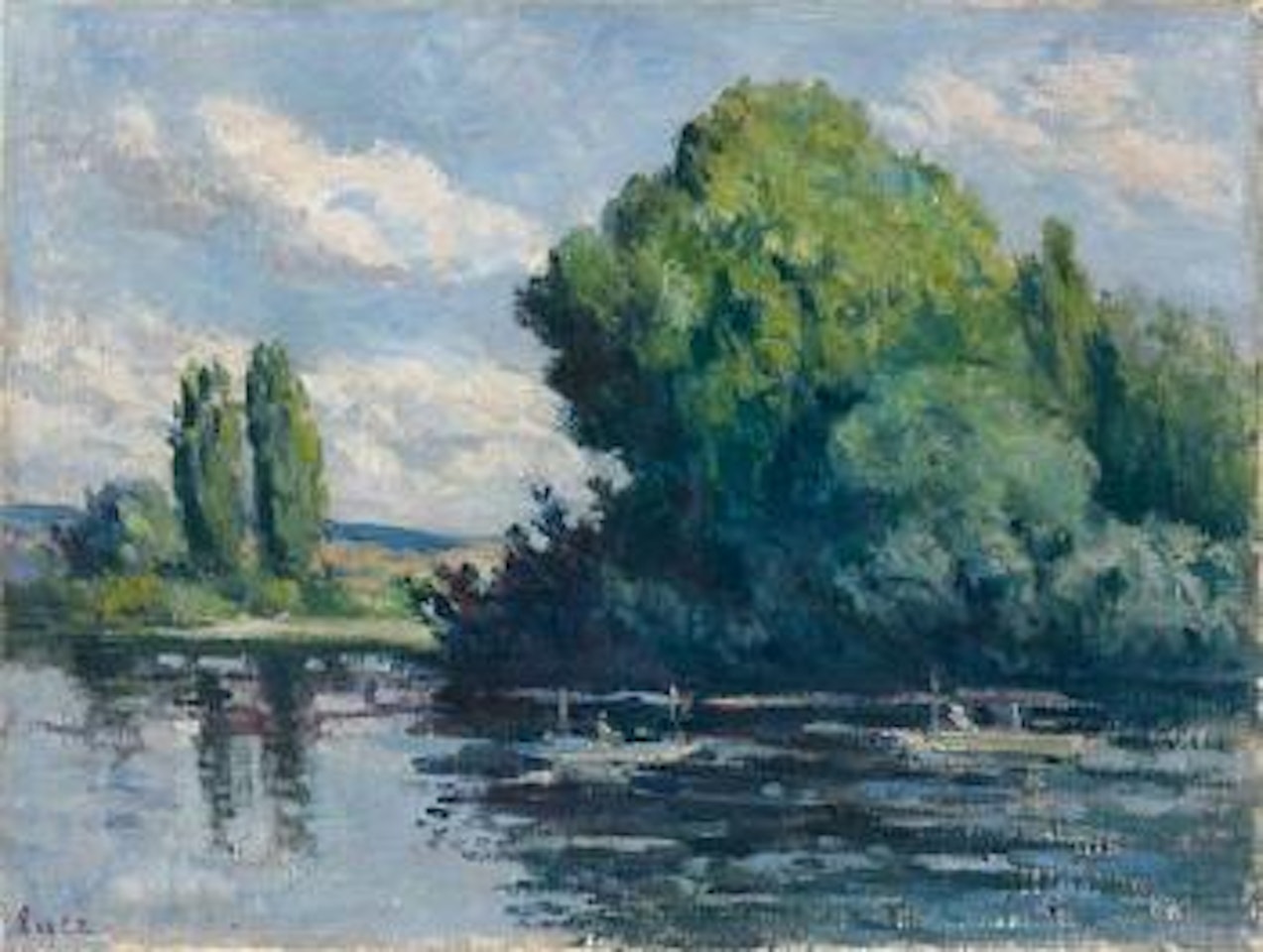 Landscape by Maximilien Luce