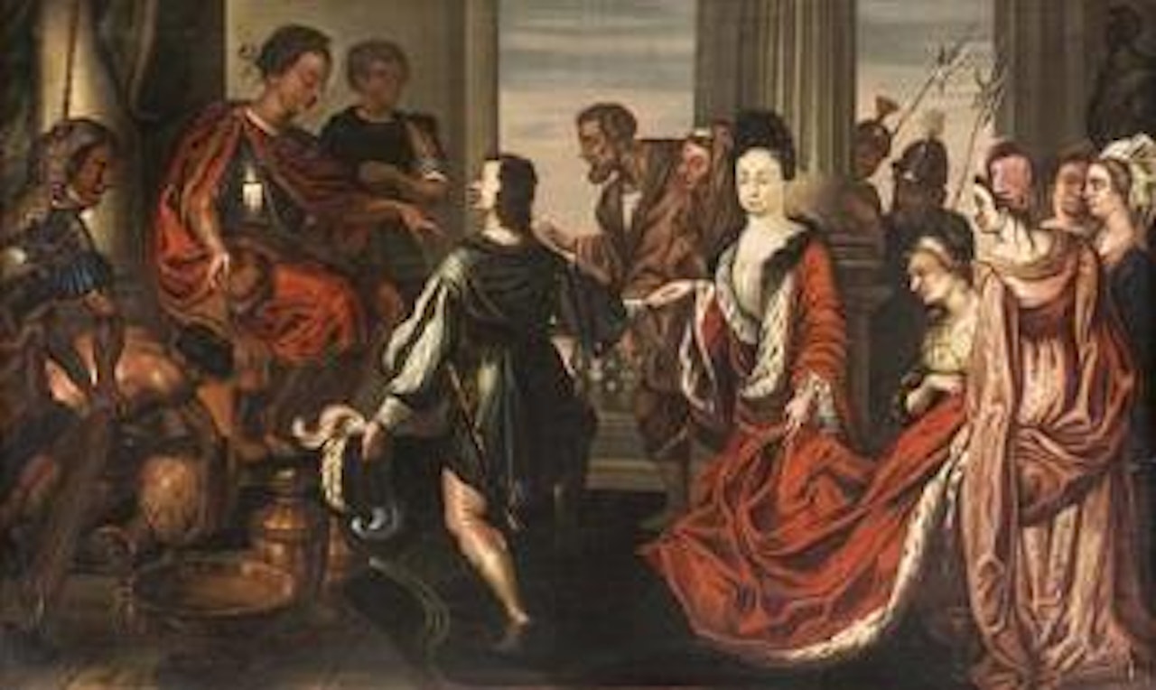 Die Enthaltsamkeit des römischen Feldherrn P. Cornelius Scipio Africanus by German School
