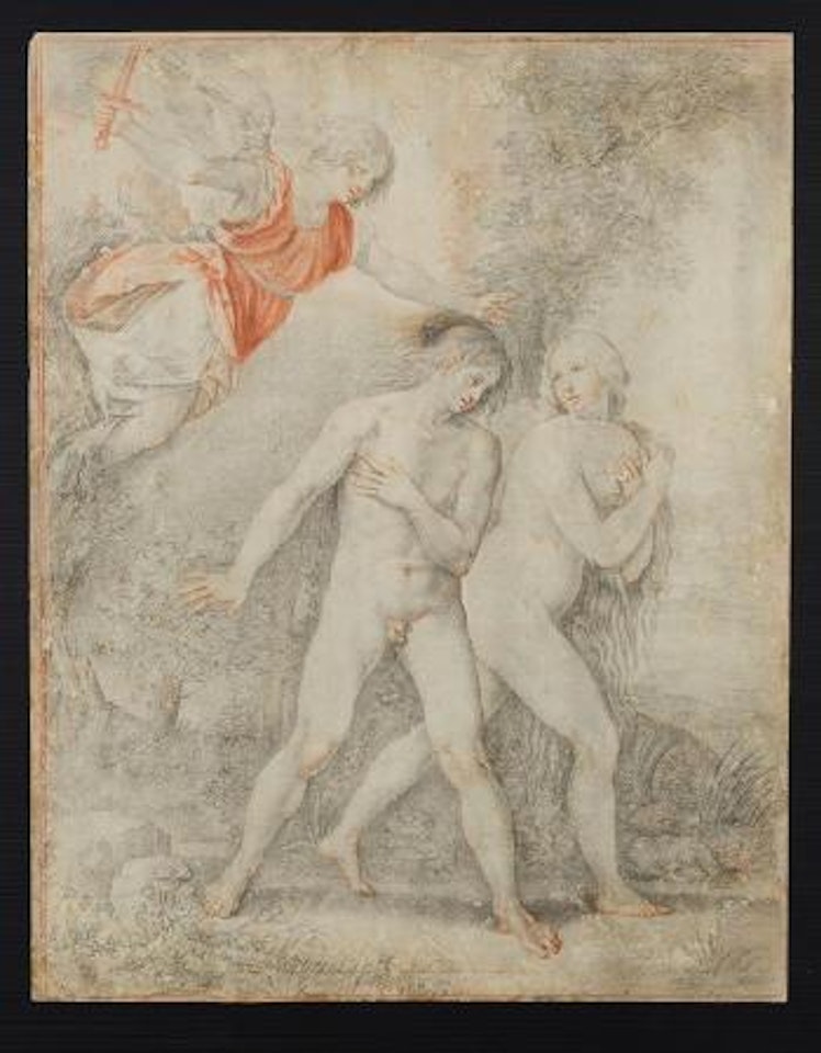 Adán y Eva expulsados del Paraíso by Giuseppe Cesari
