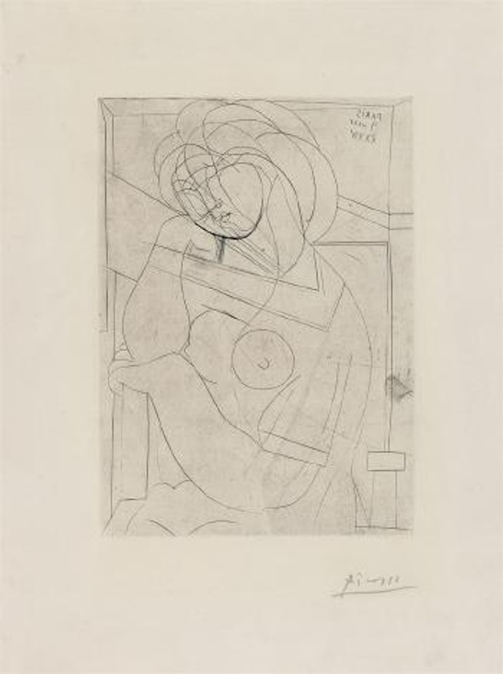 Femme nu assise, la Tête appuyée la Main by Pablo Picasso