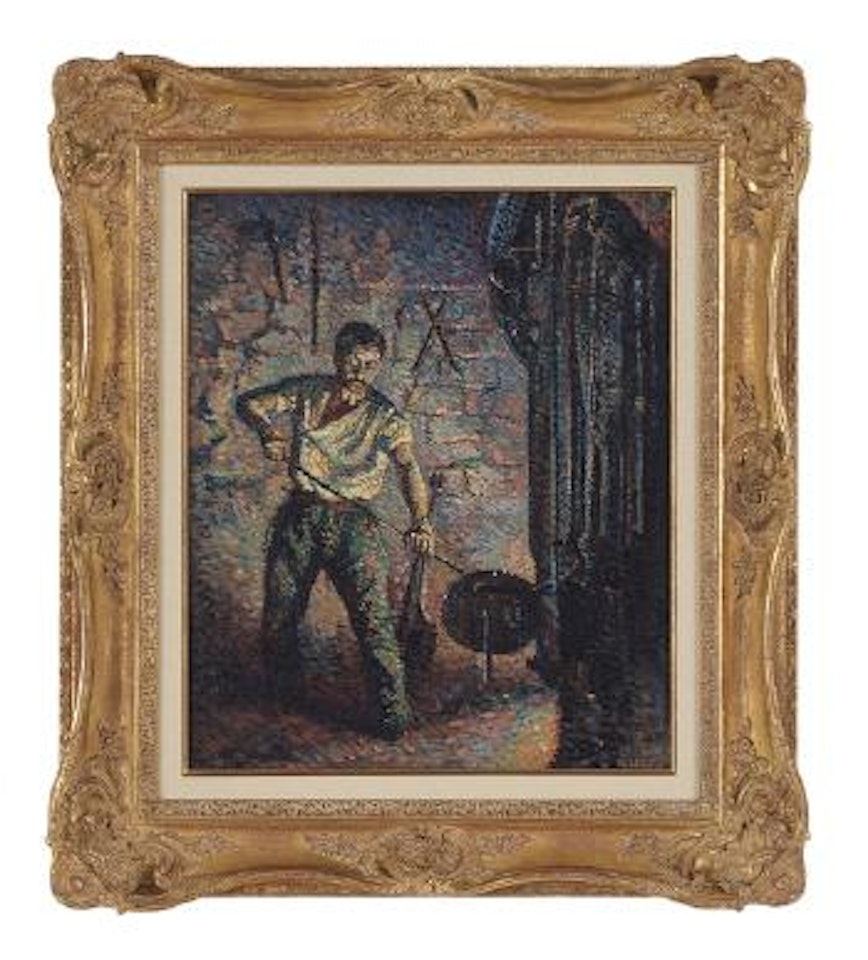 La Forge by Maximilien Luce