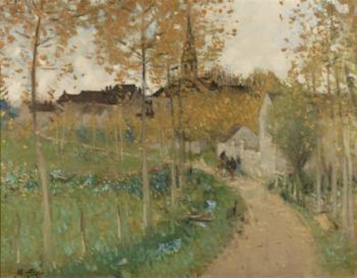 Automne dans l'Yonne by Pierre Eugène Montezin