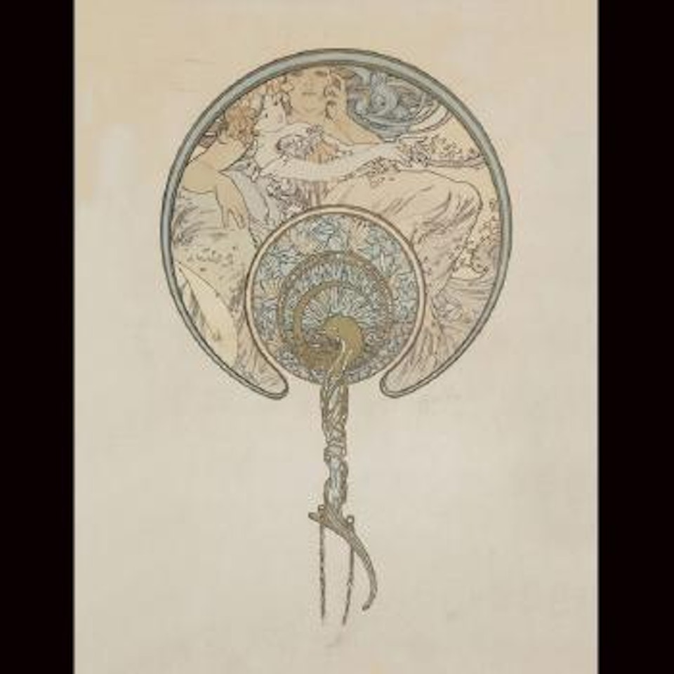 Le temps qui passe emporte la jeunesse by Alphonse Mucha