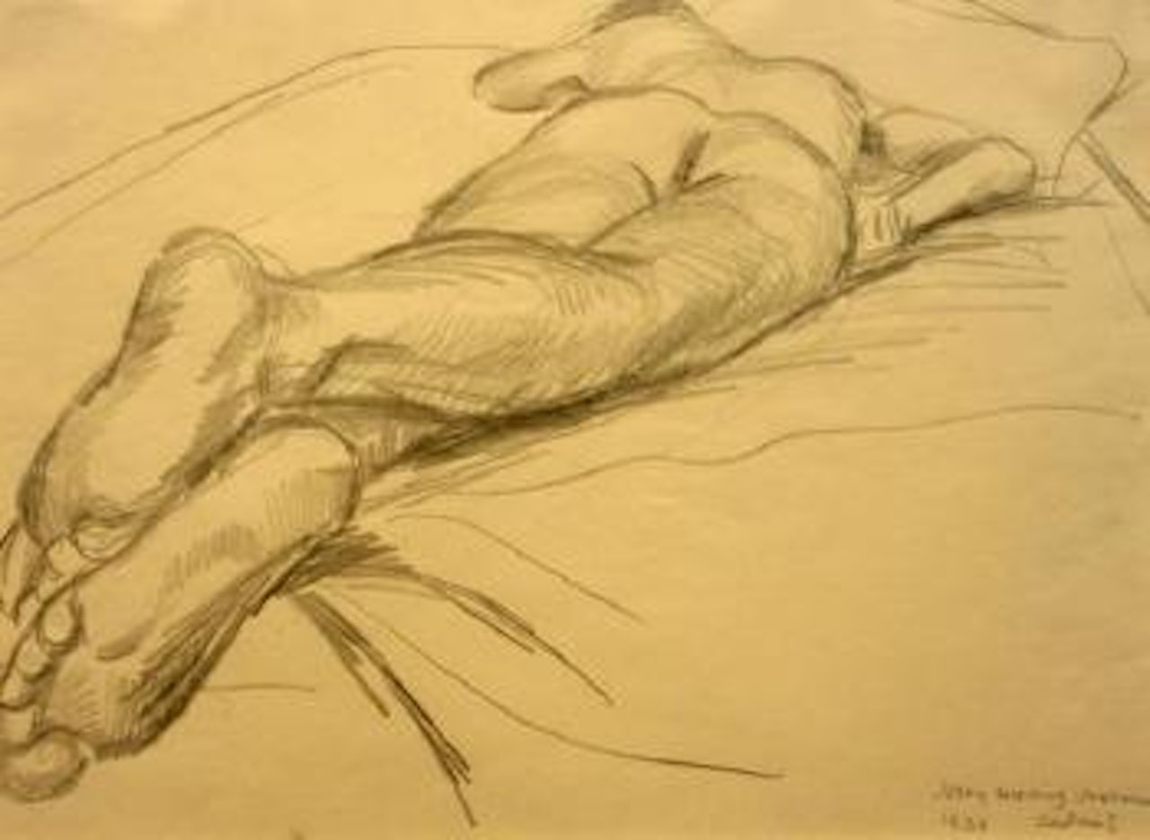 Jerry Napping, Mallorca by Paul Cadmus