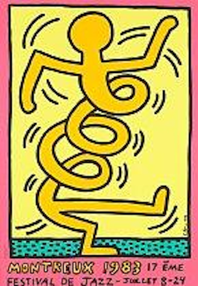 Montreux 17ème festival de jazz juillet 1983 by Keith Haring