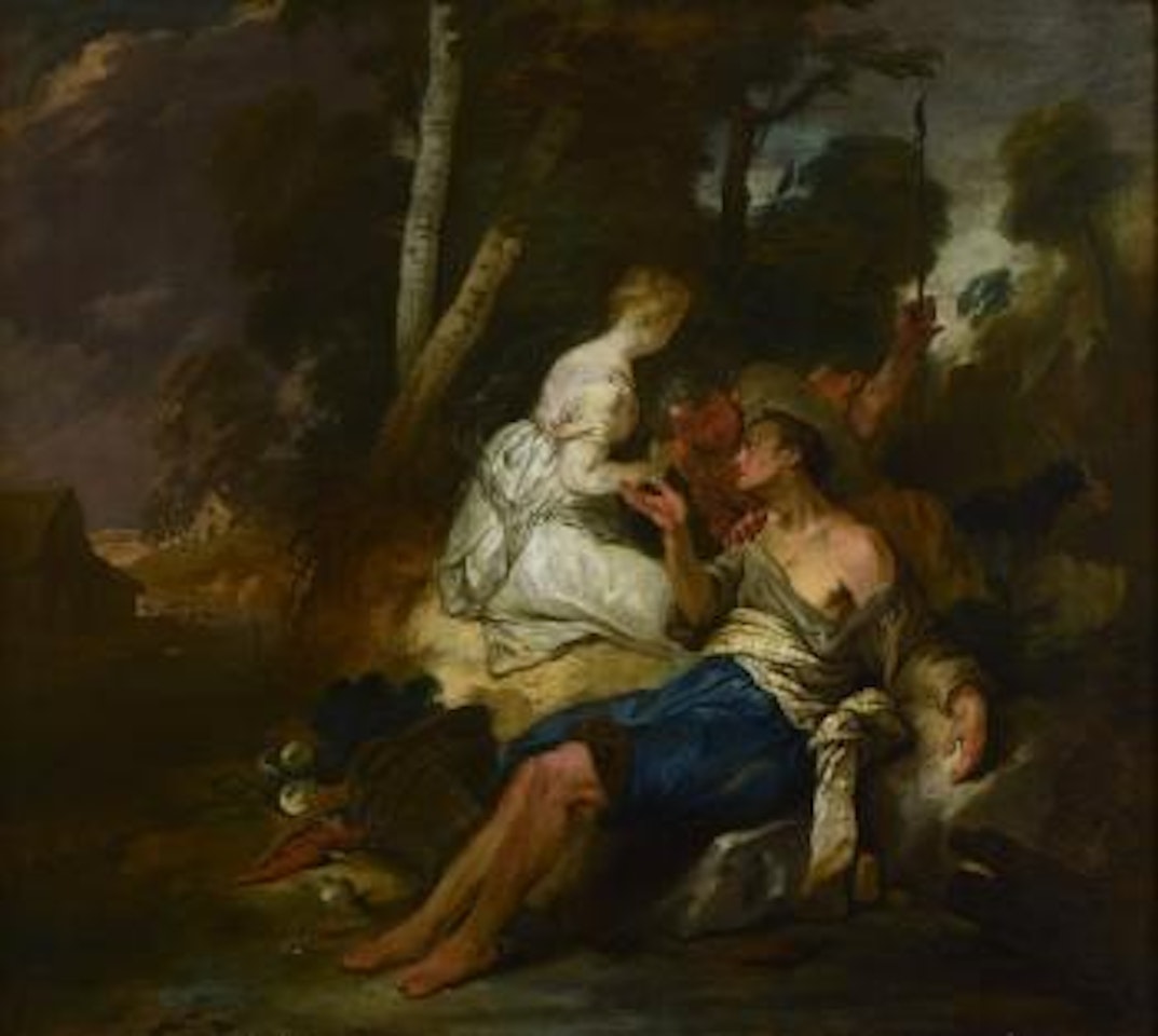 Scène pastorale, Granida et Daifilo by German School