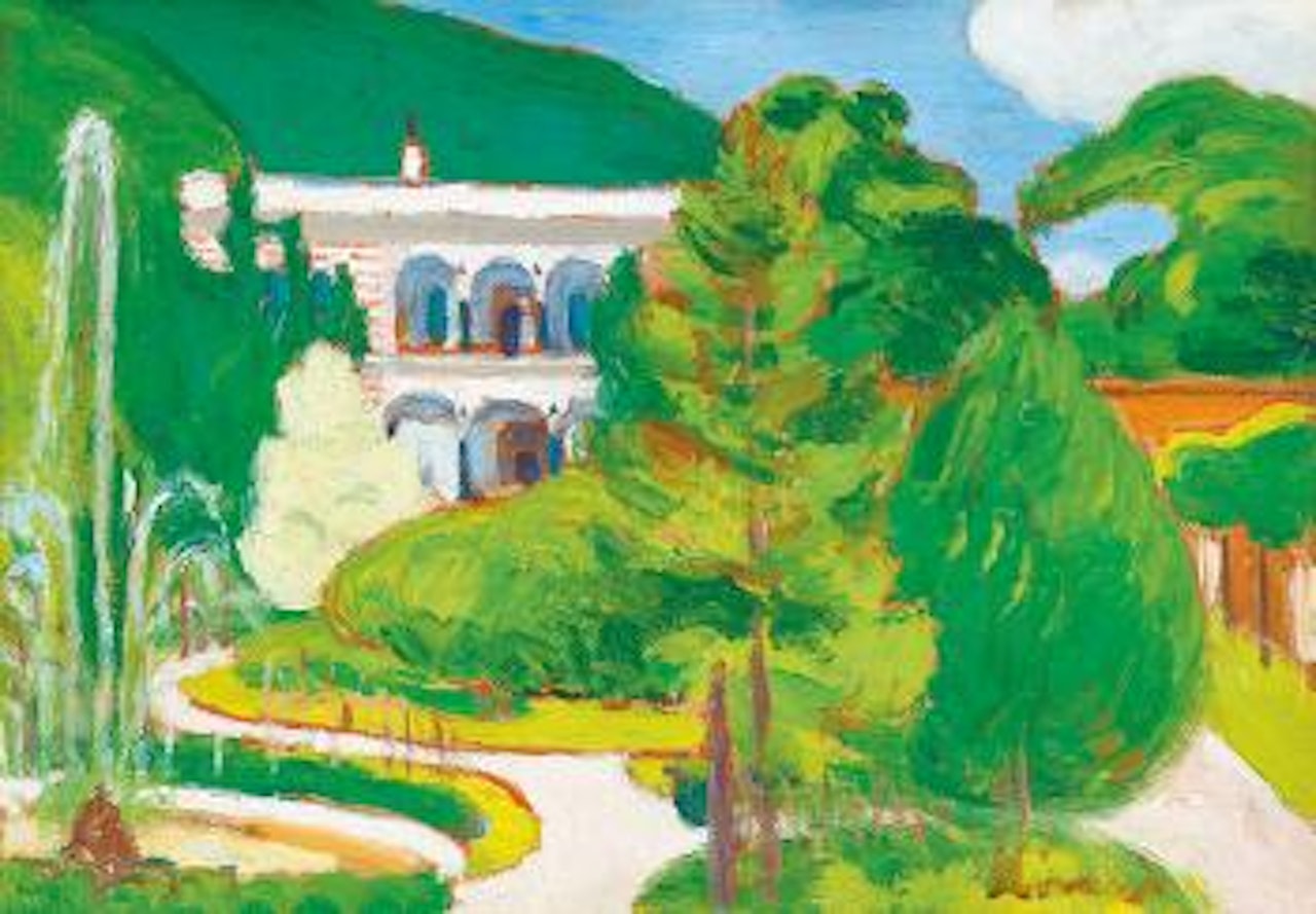 The Casino of Herkulesfürdő by József Rippl-Rónai