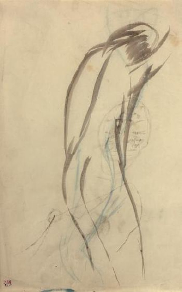 Nu debout de dos by Amedeo Modigliani