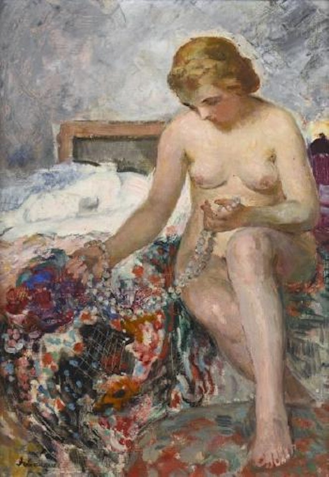 Nu au collier de perles by Henri Lebasque