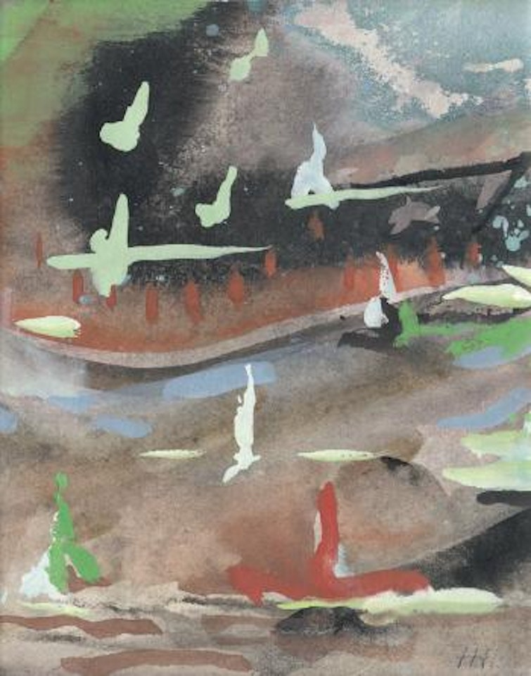 Abstrakte Landschaftskomposition by Hannah Höch