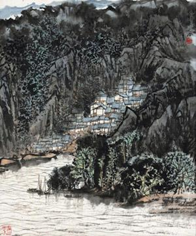 Landscape by Song Wenzhi