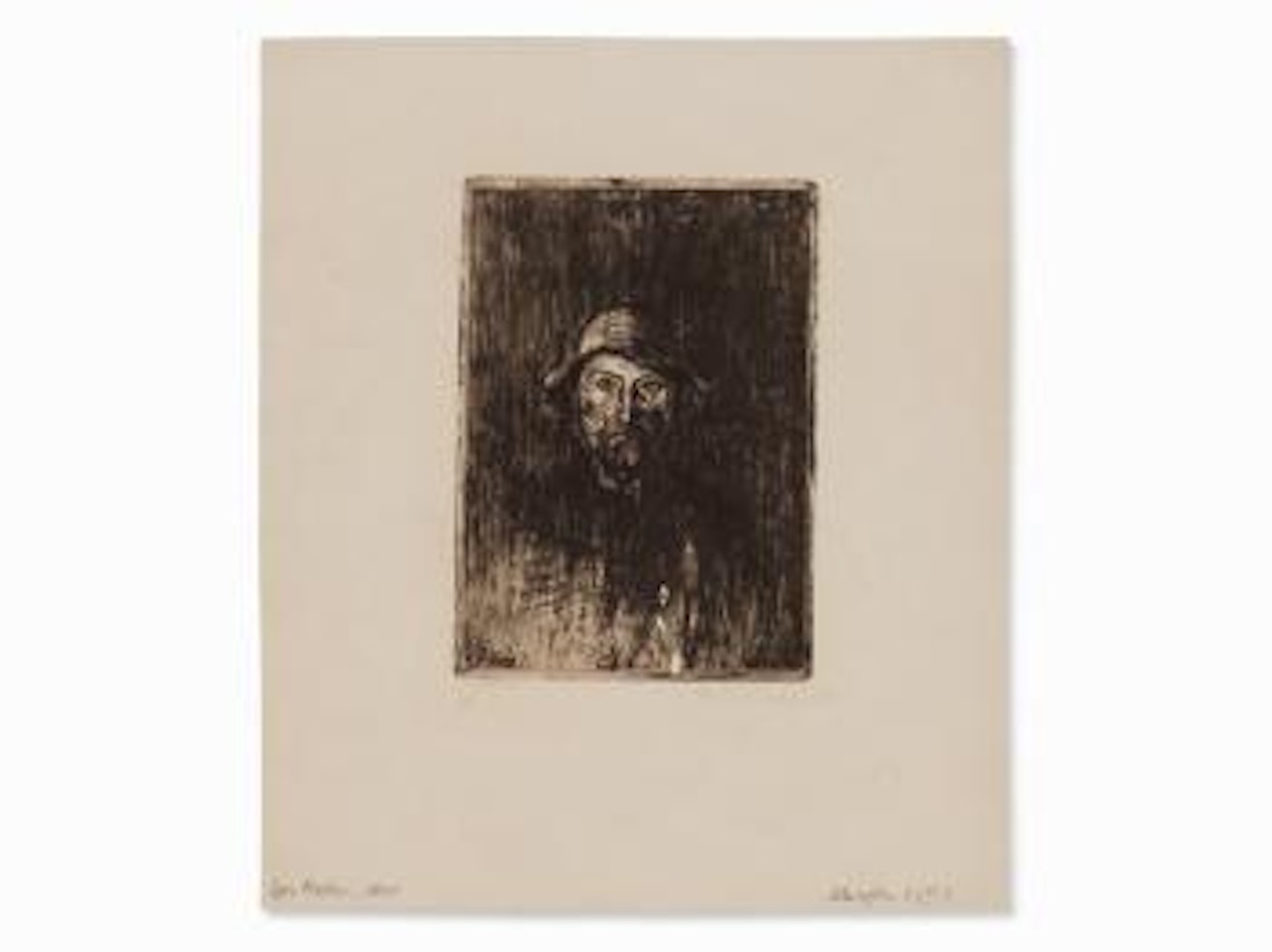 Der Maler (Selbstbildnis) by Emil Nolde