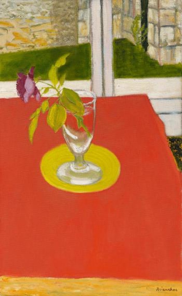 Nature morte à la rose (Still life with rose) by Maurice Brianchon