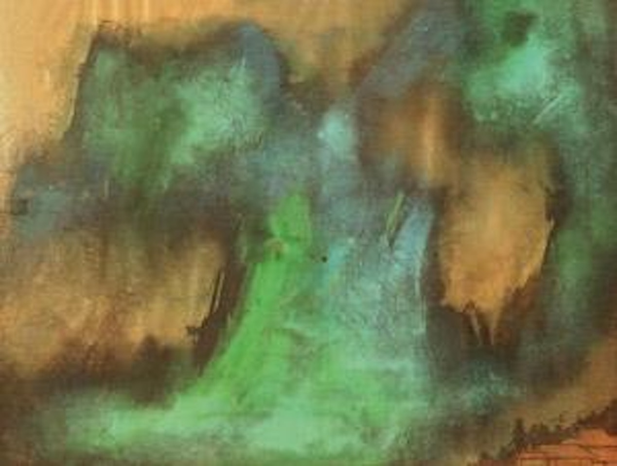 Splash-color Landscape by Zhang Daqian